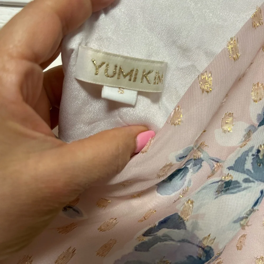 NWOT Yumi Kim Studio 54 Dress Wayfarer Pink Floral Dress Size Small - Picture 8 of 13